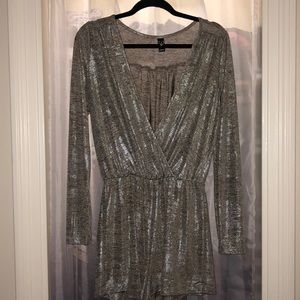 Silver romper